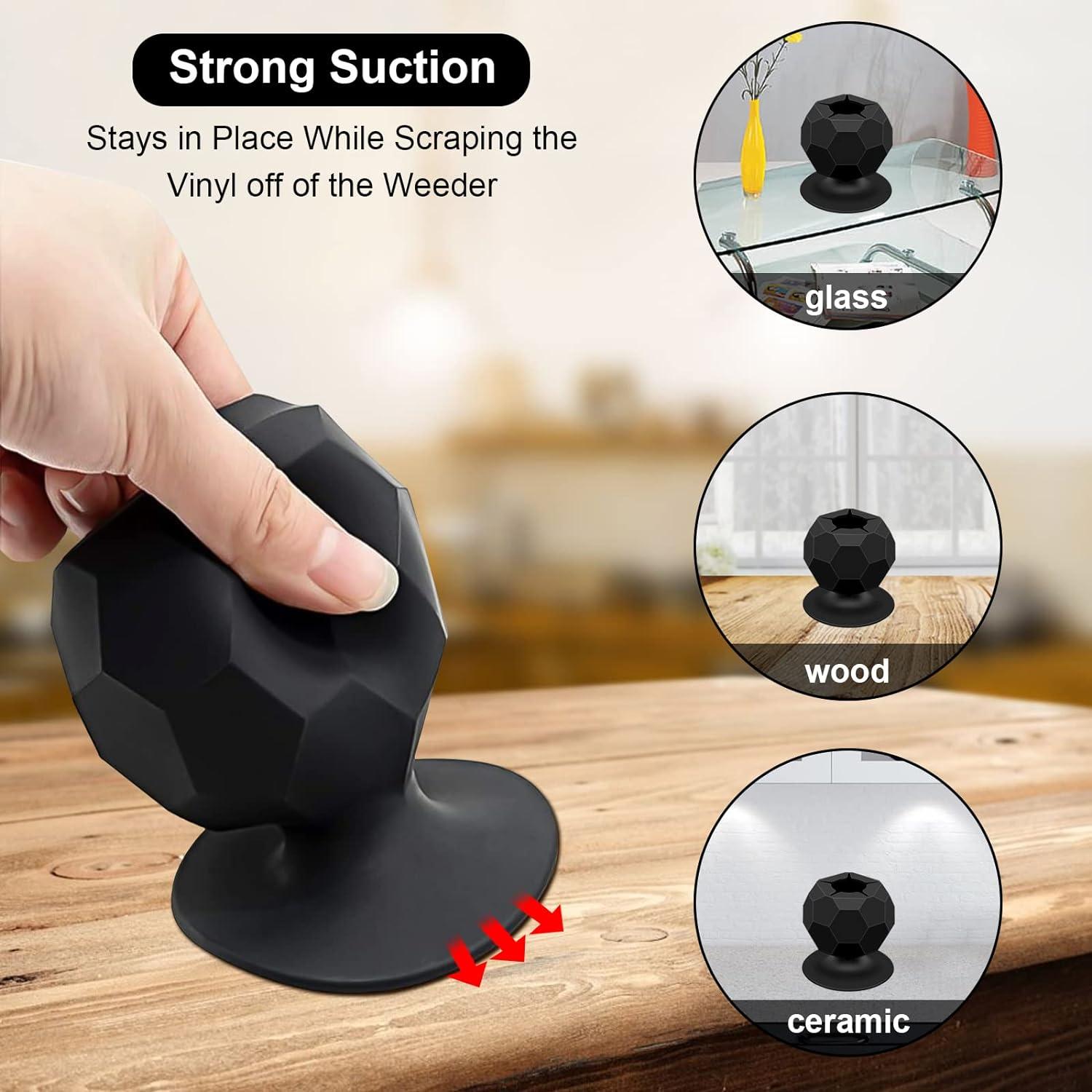 Công cụ Thủ công DIY, Cốc hút silicon Công cụ thu gom phế liệu Vinyl làm cỏ Công cụ thu thập để điêu khắc Làm cỏ Silhouette Cameos Lettering Vinyl Disposal