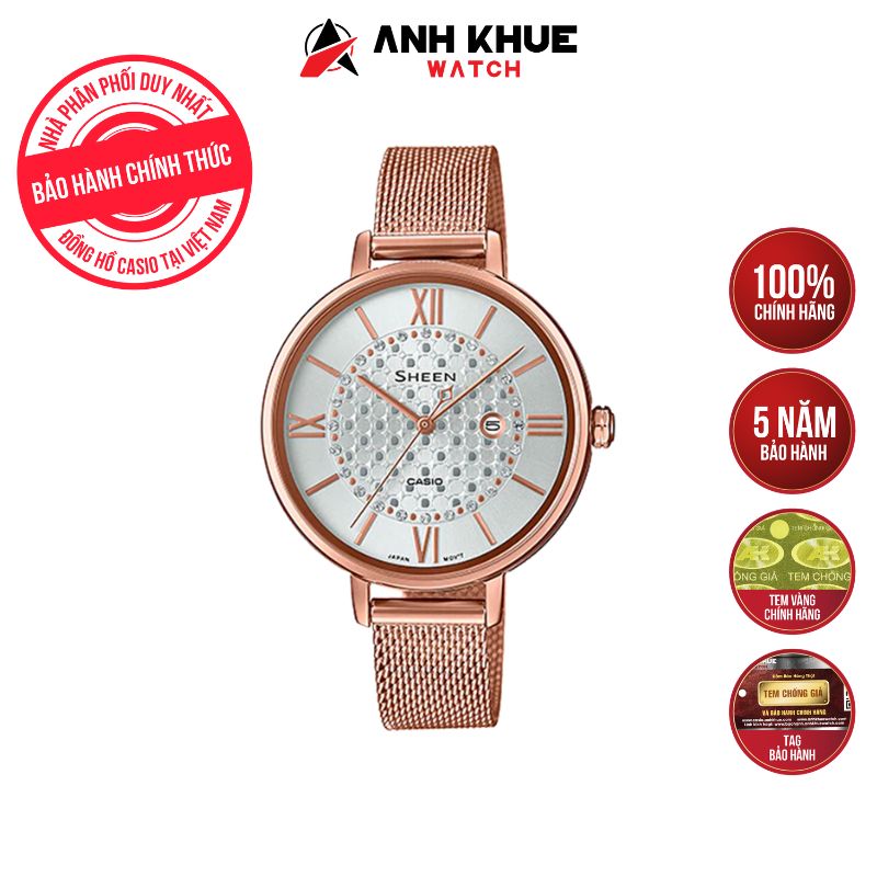 Đồng hồ Casio Nữ SHEEN SHE-4059PGM-7AUDF