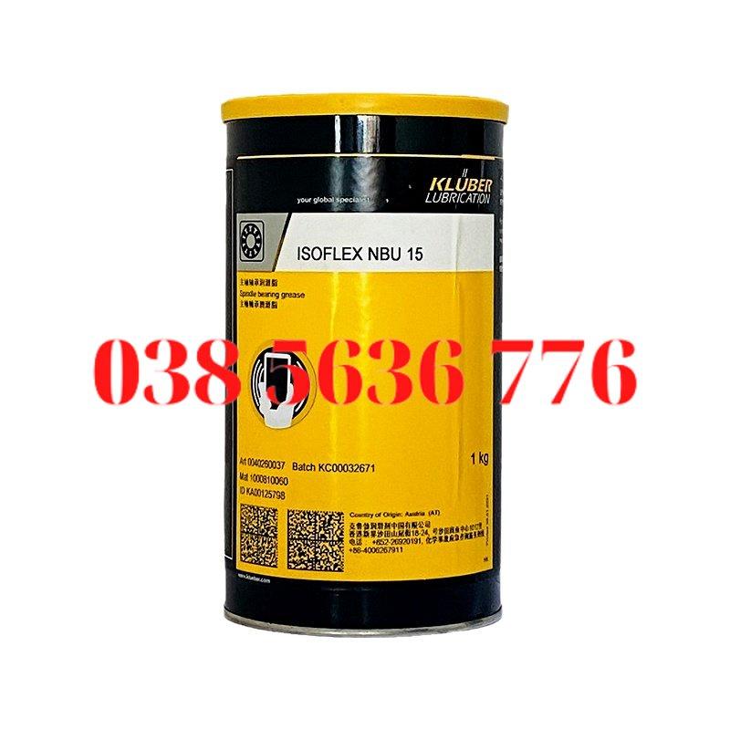 Kluber Isoflex Nbu15 Mỡ Cho Vòng Bi, Trục Chính Tốc Độ Cao 1Kg