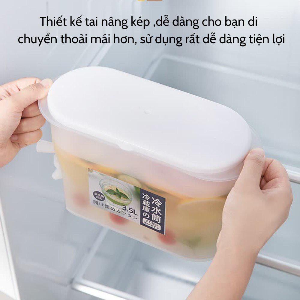 Bình Đựng Nước Trong Tủ Lạnh Có Vòi Tiện Dụng, Cao Cấp