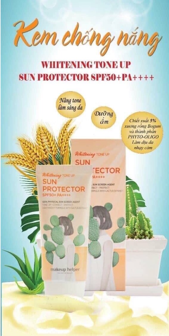 Kem Chống Nắng Làm Trắng Nâng Tone SPF50+ PA++++ (50ml)