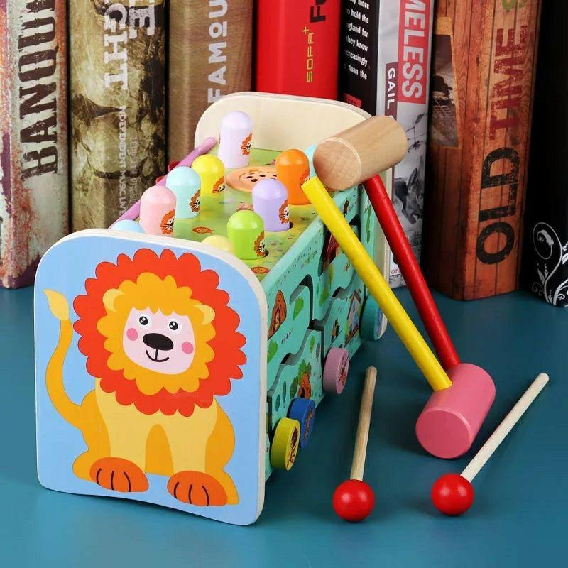 Đồ chơi đập chuột gỗ thông minh 3 in 1