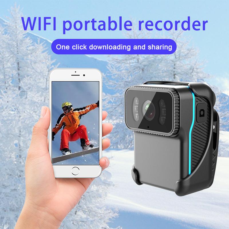 1080P HD Tầm Nhìn Ban Đêm Mini Di Động DV Camera Mini Đi Xe Đạp Ngoài Trời Điện Thoại Di Động Có Wifi Pháp Y Và Thực Thi Pháp Luật Đầu Ghi Hình