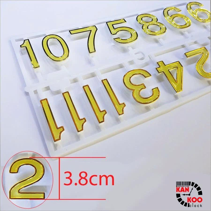 Bộ Số Dạ Quang Gắn Đồng Hồ Treo Tường - Phát Sáng Ban Đêm, Chất Lượng Cao, Dễ Dàng Lắp Đặt