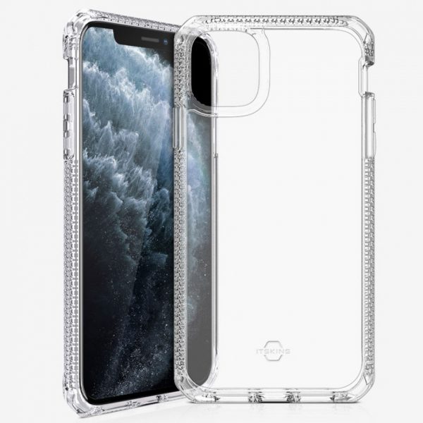ỐP LƯNG KHÁNG KHUẨN VÀ CHỐNG SỐC QUÂN SỰ ITSKINS SPECTRUM CLEAR – ANTIMICROBIAL DROP SAFE 3M/10FT IPHONE 11PROMAX - HÀNG CHÍNH HÃNG