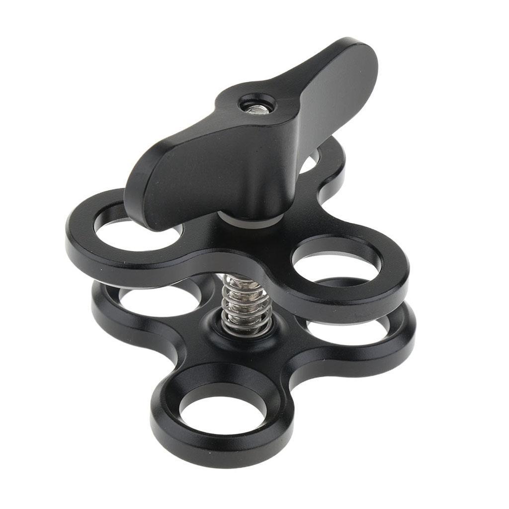 Underwater Diving Ball Connector Clamp Mount Arm For Vedio Light