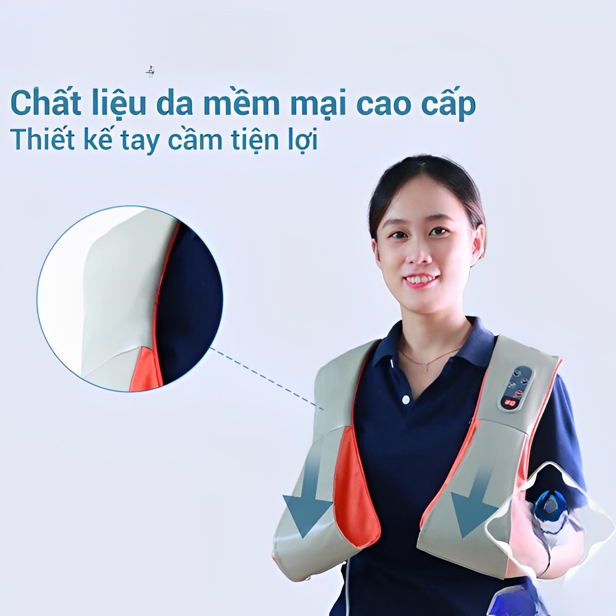 Đai Massage Cổ, Vai Gáy, Lưng , tác động sâu vào vùng cơ giúp giảm đau nhanh chóng
