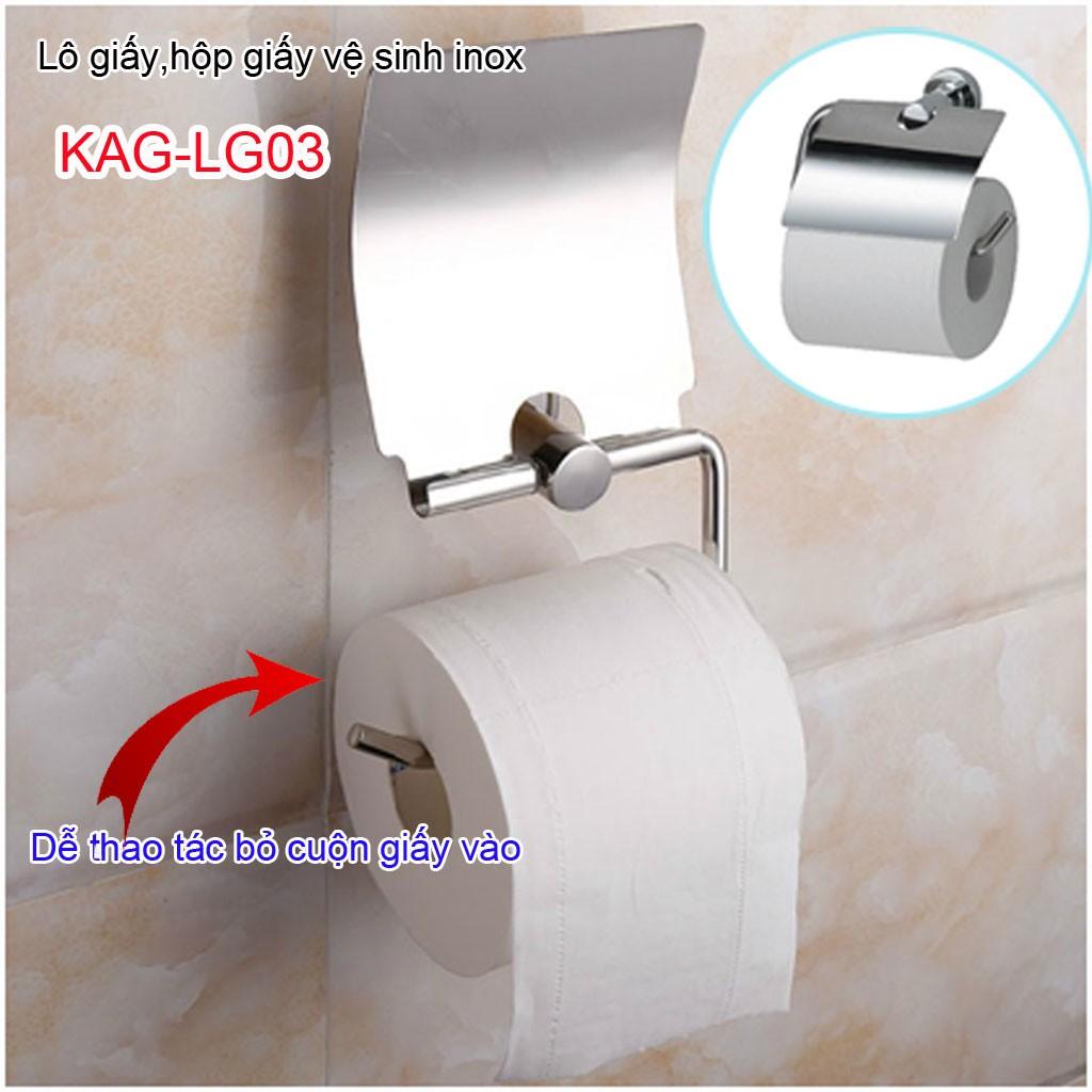 Lô giấy nhà tắm, kệ giấy phòng tắm KAG-LG03