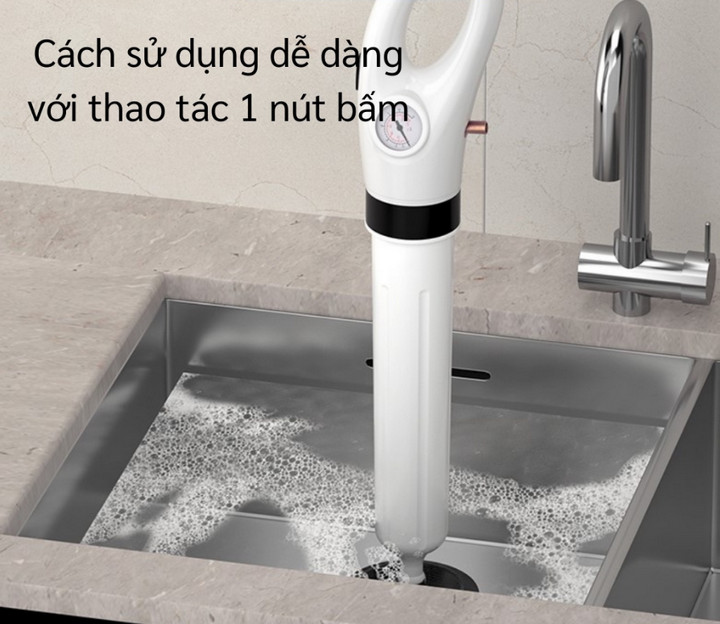 Máy Thông Tắc Bồn Cầu, Toilet Một Nút Nhấn - Home and Garden