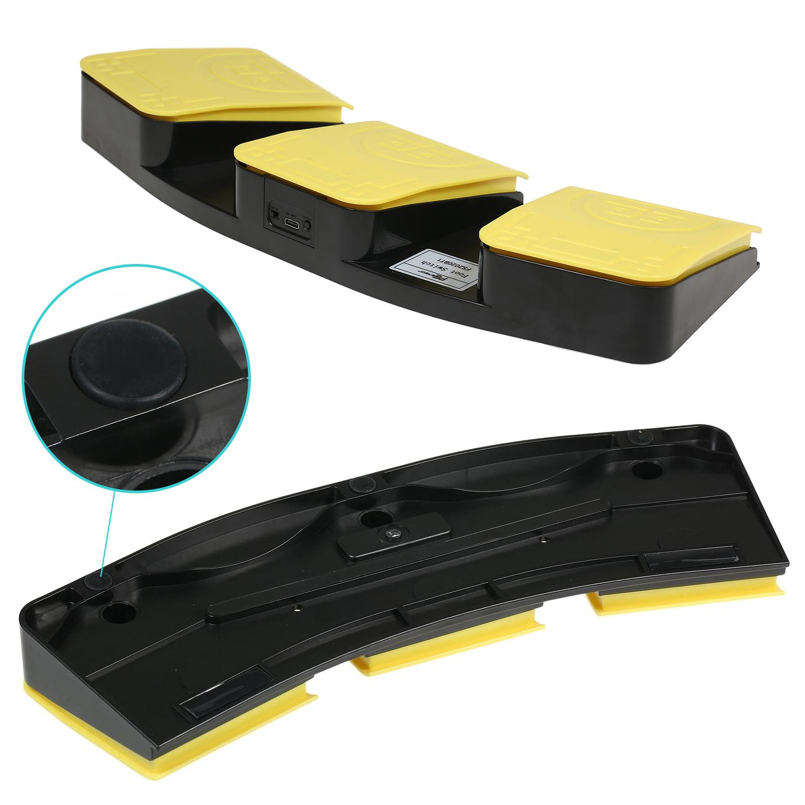 FS2020BT1 Triple Foot Switch Multifunctional Customized Foot Pedal USB+BT Dual-mode Connection Mechanical Switch Wide Application