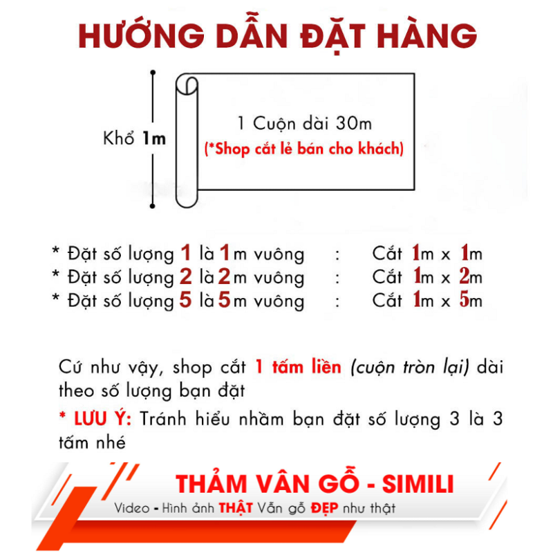 Thảm nhựa Simily giả gỗ màu xám nhạt trải sàn chống thấm nước khổ rộng 1m cắt theo yêu cầu