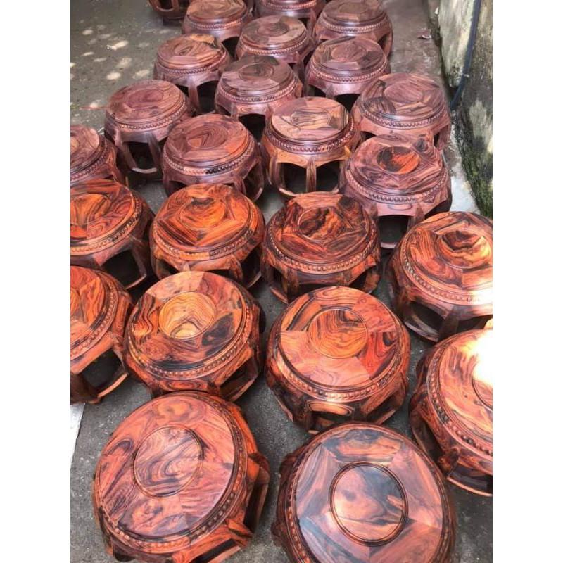 Đôn trống gỗ trắc lào