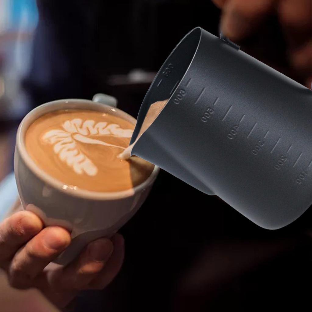 Stainless Steel Frothing Coffee Pitcher Household for Coffee Shop Milk