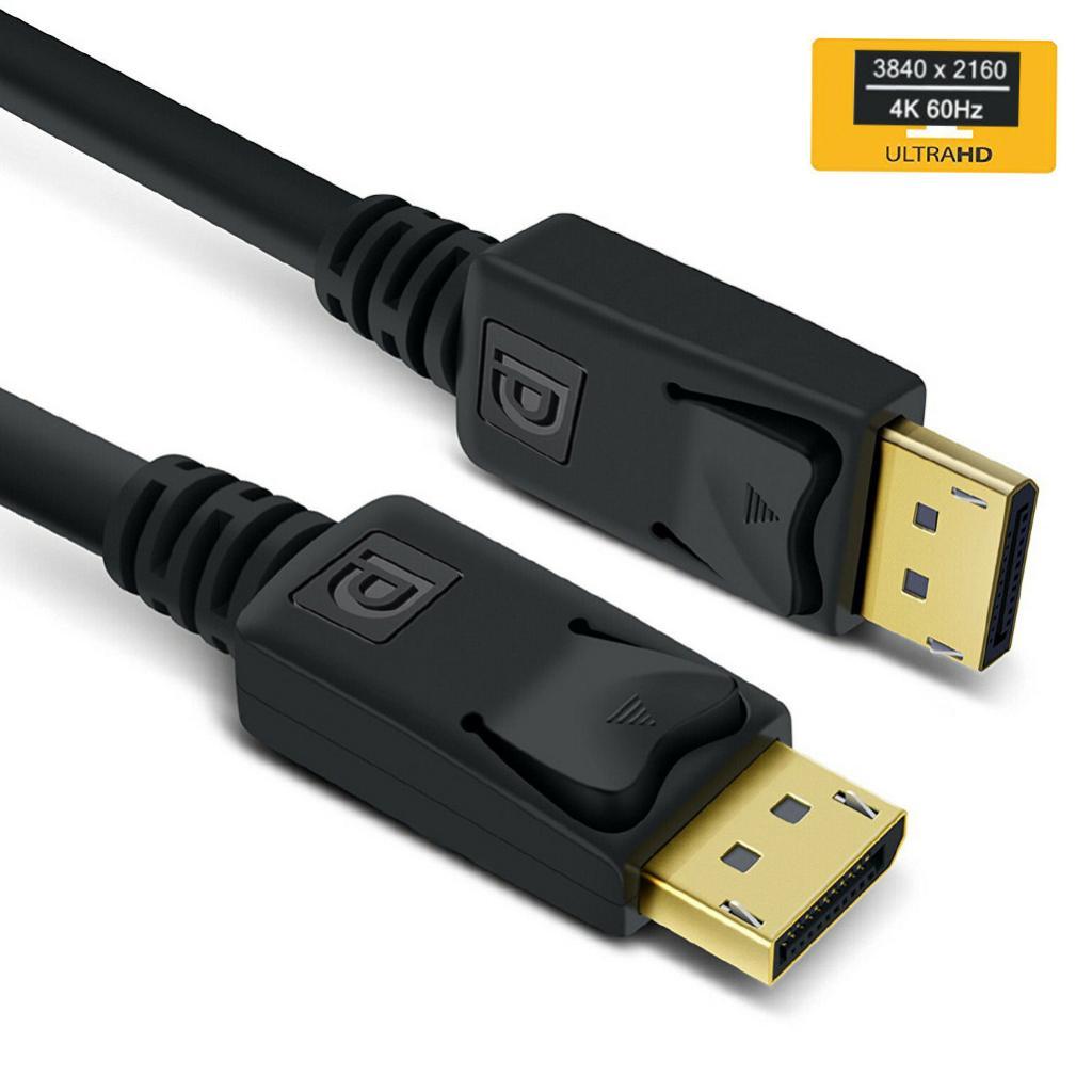 DisplayPort to DisplayPort DP to DP Cable 4K 60Hz High Speed Video Cable 1m
