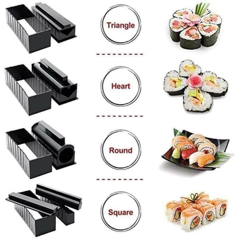 BỘ DỤNG CỤ CUỐN SHUSHI 10 MÓN