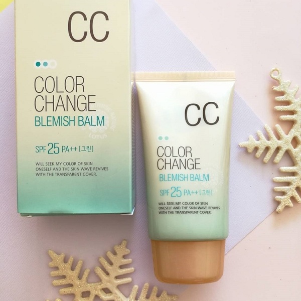 Ken nền trang điểm che phủ khuyết điểm tự nhiên Welcos color change blemish balm 50ml