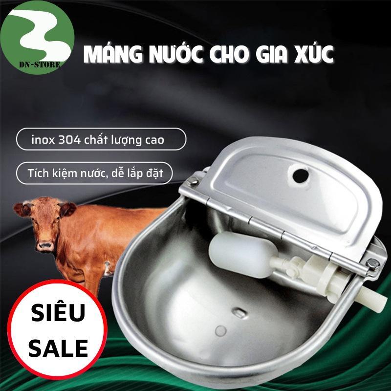 Máng uống nước tự động cho bò gia xúc Inox 304 MU57