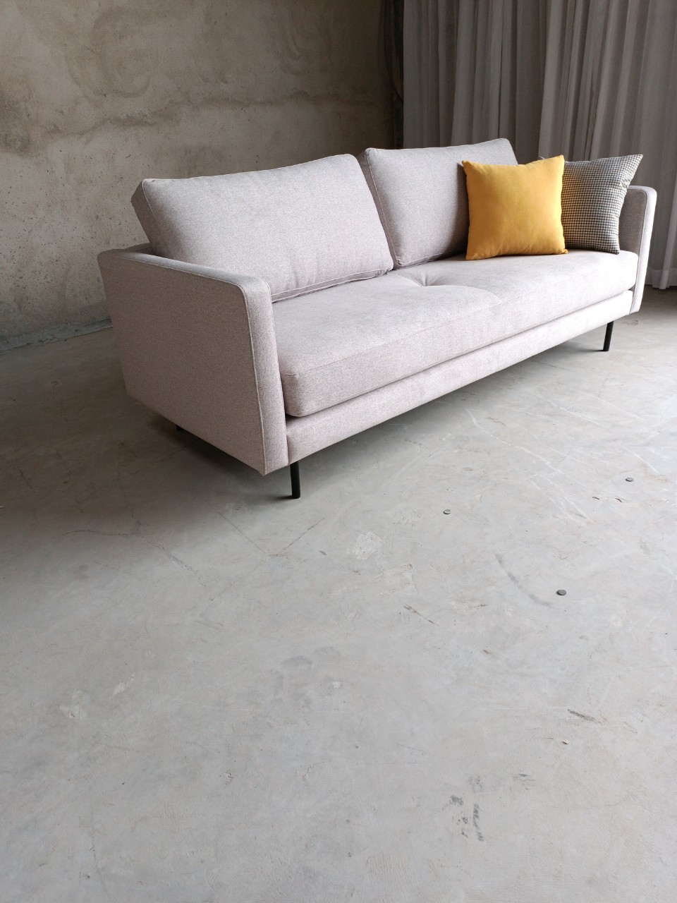 Sofa Cao Cấp Hàng Kỹ Chất liệu Chọn lọc Juno Sofa 2m màu kem