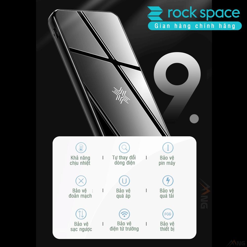 Pin sạc dự phòng không dây Rockspace P62PD dung lượng thực 10.000 mAh, chuẩn PD sạc nhanh cho iPhone, samsung - Hàng chính hãng