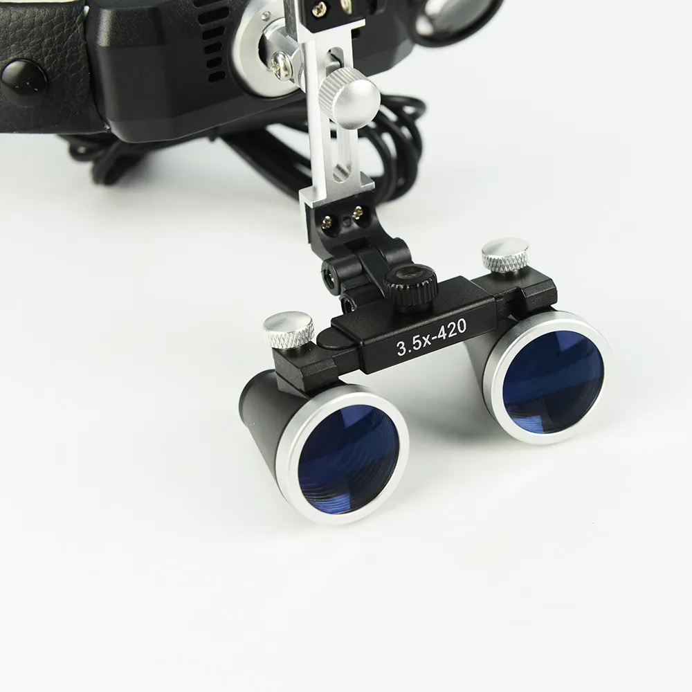 Kính lúp nha khoa phẫu thuật có đèn, choàng đầu TERINO R00-3D - Hàng chính hãng
