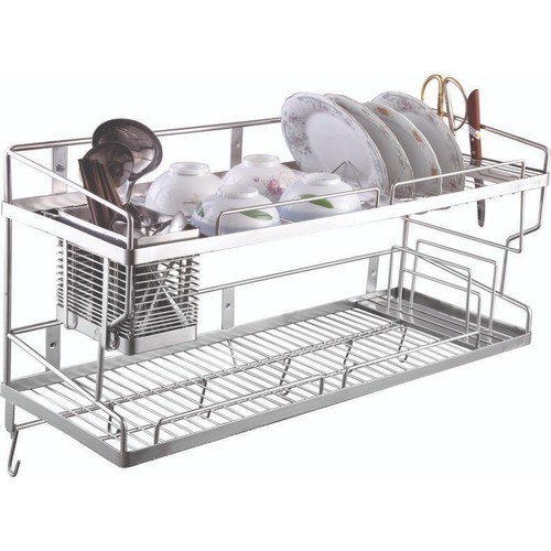 Kệ chén treo 2 tầng đa năng inox 304 Cao cấp