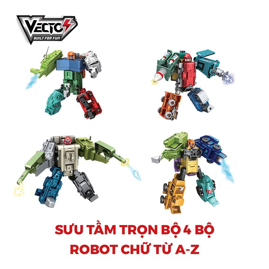 Đồ Chơi Lắp Ráp Robot Chữ Từ N Đến S VECTO VT8195-3