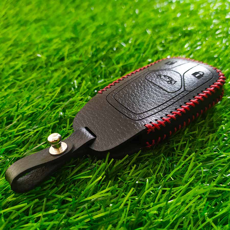 Bao da chìa khóa dành cho smartkey xe hơi Audi A3, A4, A5, A6, A7, A8, A4L, A6L, Q5, Q7