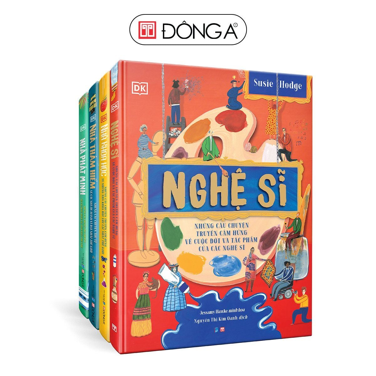 (Bìa cứng in màu) COMBO 4 CUỐN NHỮNG CÂU CHUYỆN THÚ VỊ VÀ PHI THƯỜNG TỪ CÁC NHÂN VẬT TRUYỀN CẢM HỨNG - Robert Winston, Susie Hodge, Isabel Thomas, Nellie Huang  - Nguyễn Kim Phụng dịch – Đông A
