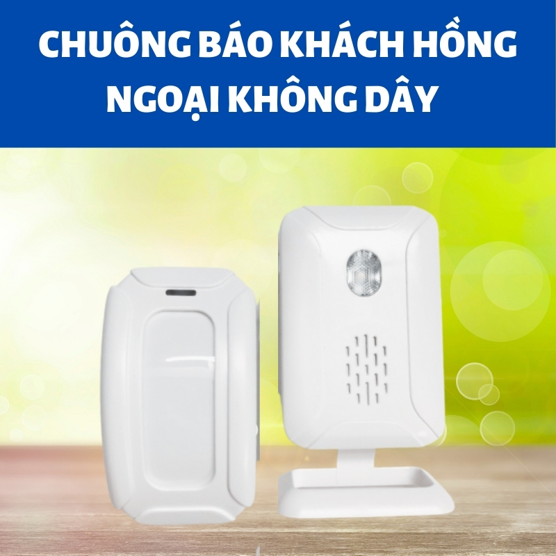 Chuông báo khách không dây hồng ngoại thông minh