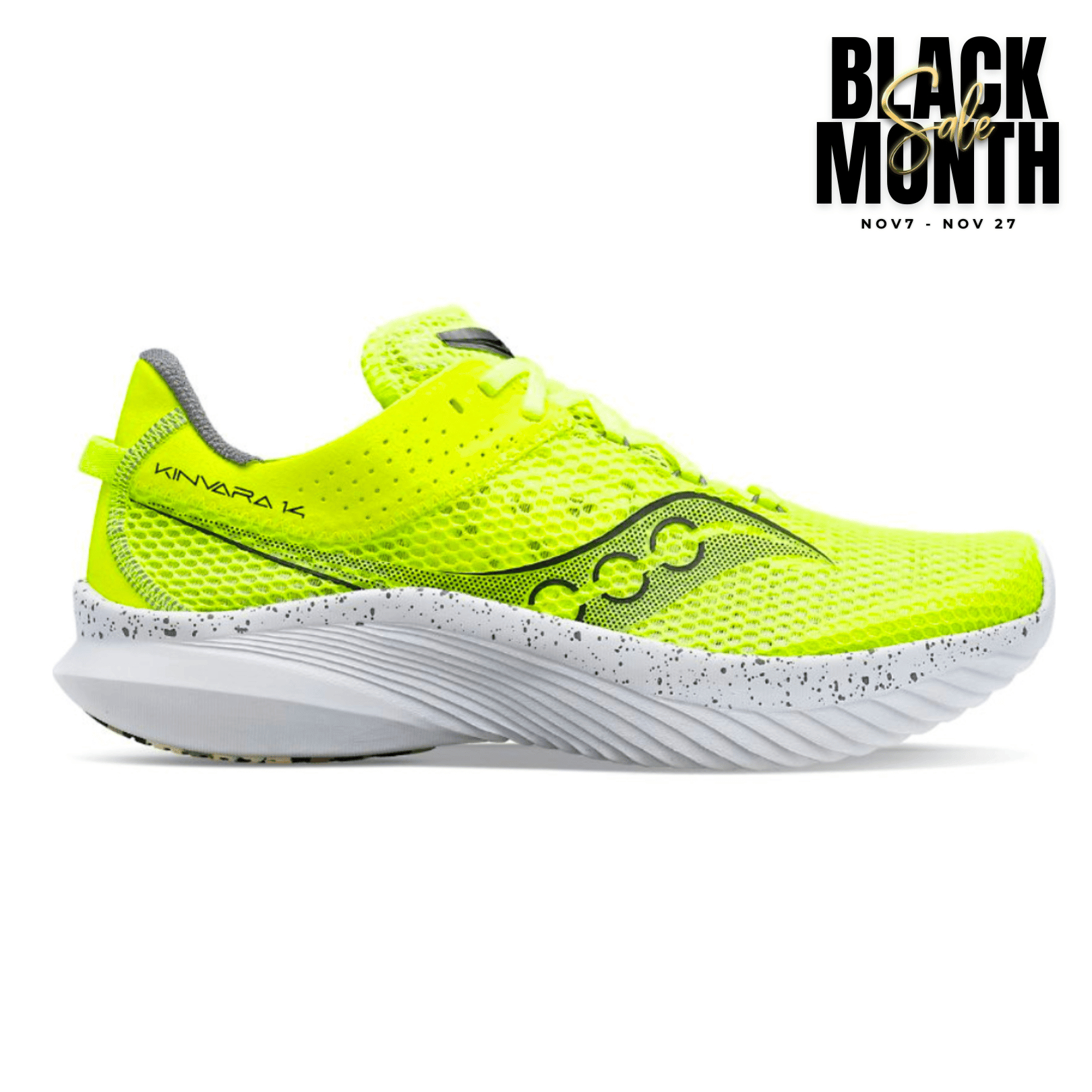 Giày Chạy Bộ Nam Saucony Kinvara 14 - Citron/Black