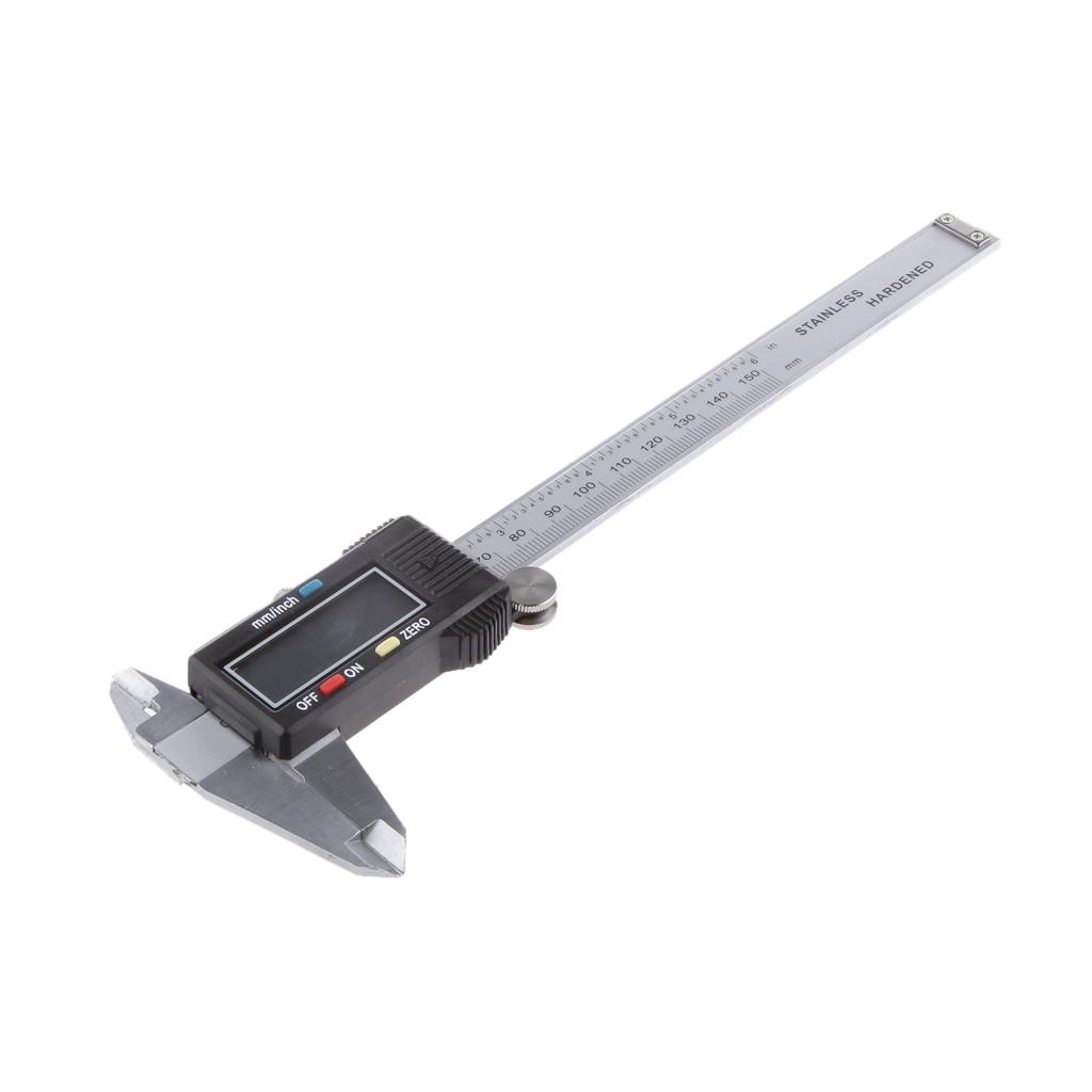6 150 Mm Thép Không Gỉ Điện Tử Kỹ Thuật Số Vernier Caliper Micromet Guage