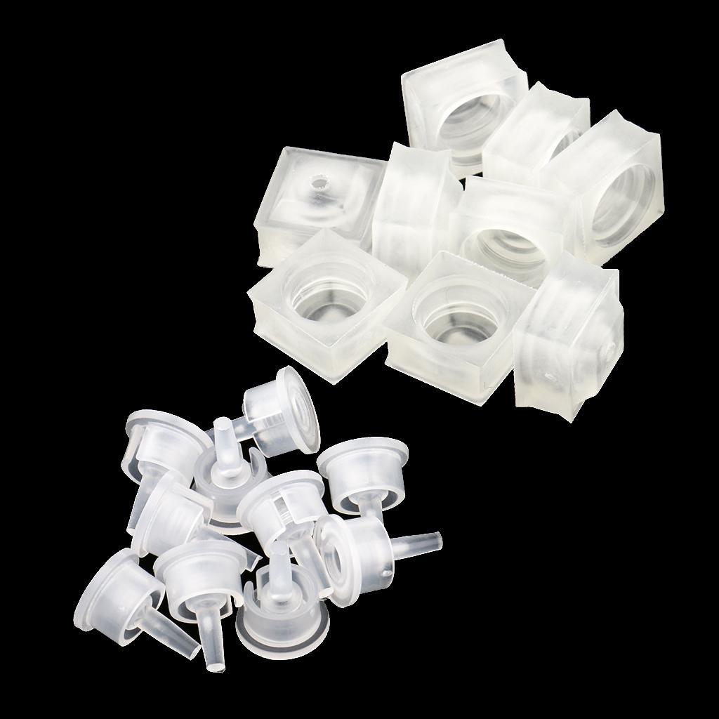 10 Pieces Transparent Disposable Sample Empty Plastic Perfume Essential Oil Cosmetic Makeup Liquid Bottles Container Vials 5ml 10ml