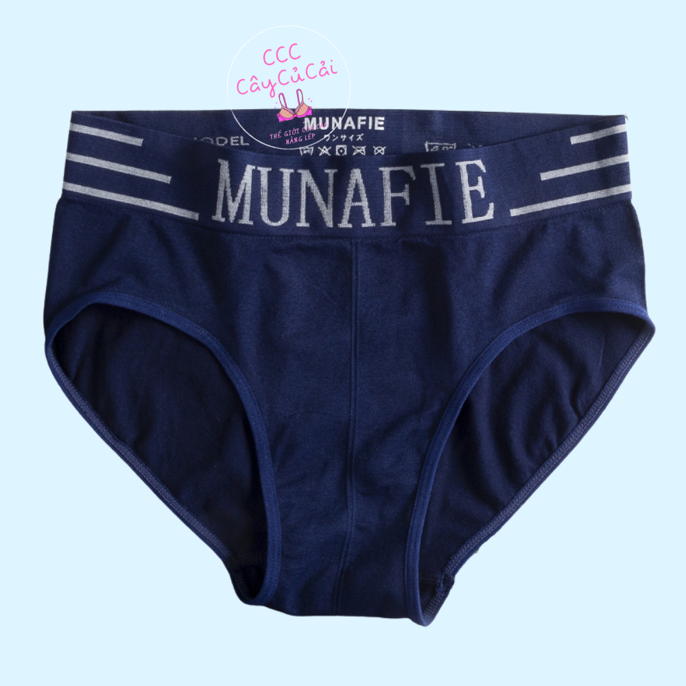 Quần lót tam giác munafie co giãn 4 chiều kích cỡ thoải mái mỗi quần 1 túi zip sang trọng CCC089