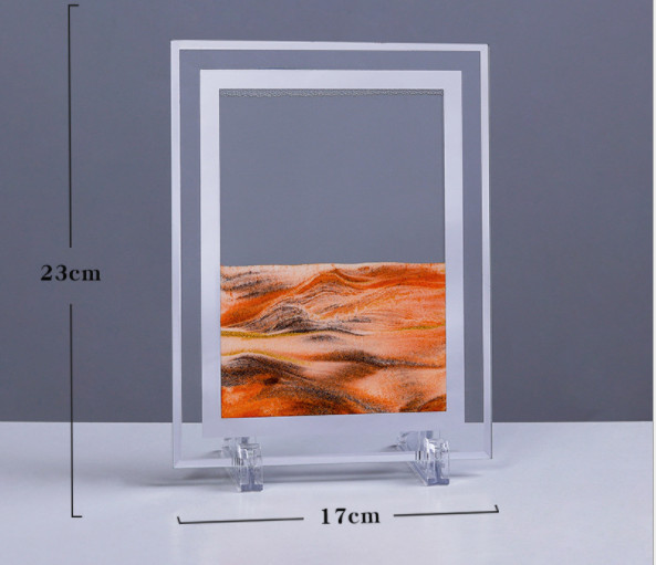 Tranh cát chảy 3D tạo hình nghệ thuât hotrend trang trí phòng bàn làm việc