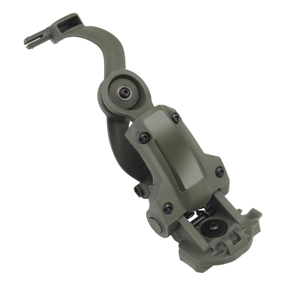 Professional Helmets Headset Installation Bracket Kit Multi-angle Rotation Helmets Headphone Rail Adapter Set