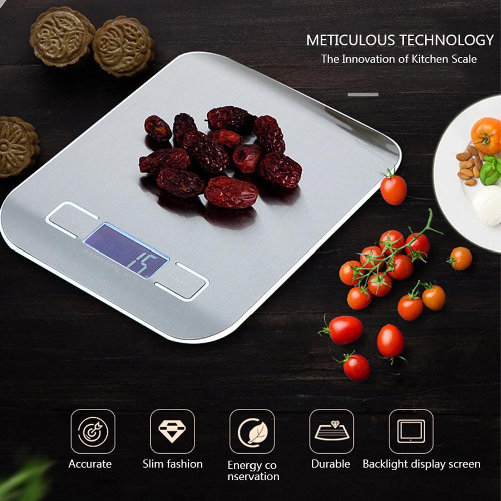 Cân điện tử thực phẩm chính xác mặt cân INOX