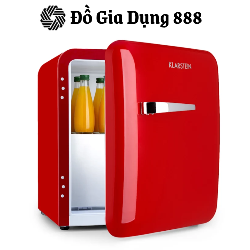 Tủ Lạnh Mini KLARSTEIN, Dung Tích 48L, Dùng Trữ Đồ Uống, Mỹ Phẩm, Đồ Cá Nhân, Nhập Đức, BH 12 Tháng