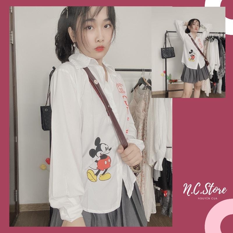 Áo Sơ Mi Trắng Siêu Xinh