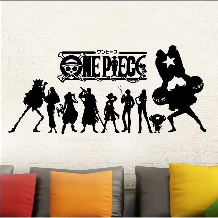 Decal Dán Tường Đảo Hải Tặc mẫu 5 - Decal One Piece trang trí nhà cửa cao cấp AMYSHOP