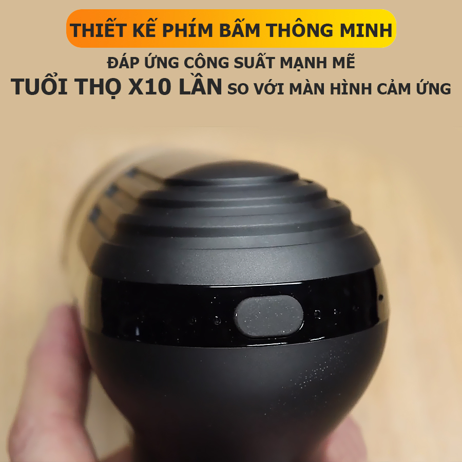 Súng massage toàn thân OKACHI LUXURY JP-i5 Pro (Viền đen)