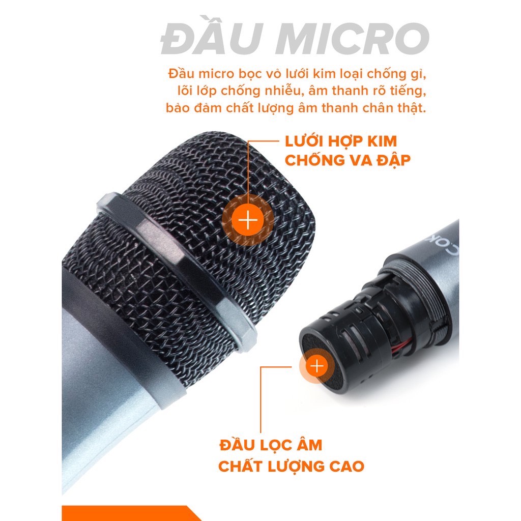 MICRO KHÔNG DÂY C.O.K ST-106 - HÀNG CHÍNH HÃNG