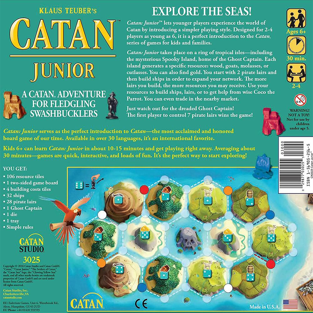 Bộ trò chơi Board Game Catan Junior thú vị cho nhóm bạn