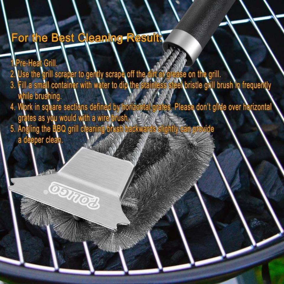 Dụng cụ vệ sinh Làm Sạch Lò Nướng Nhanh chóng USA BBQ Universal Clean&Fit