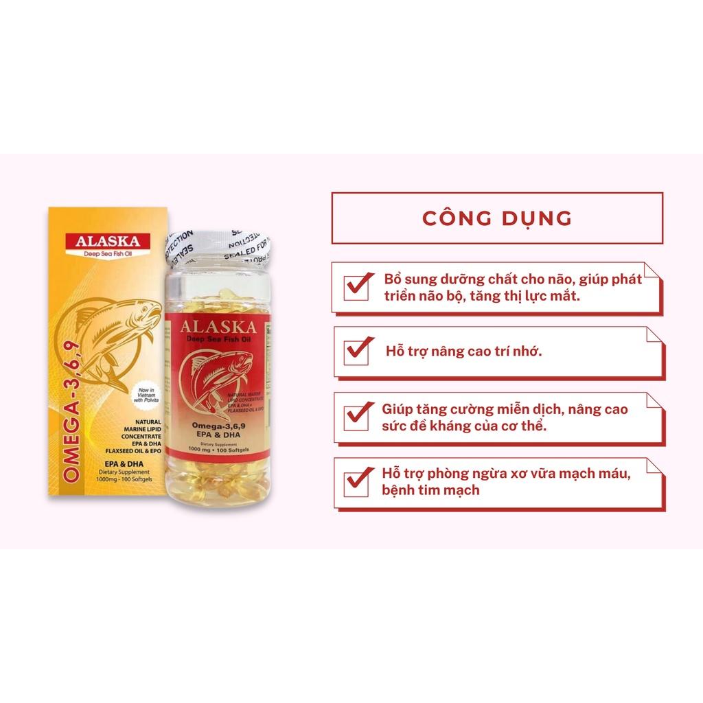 OMEGA 369 ALASKA - HỘP 100 VIÊN NANG MỀM