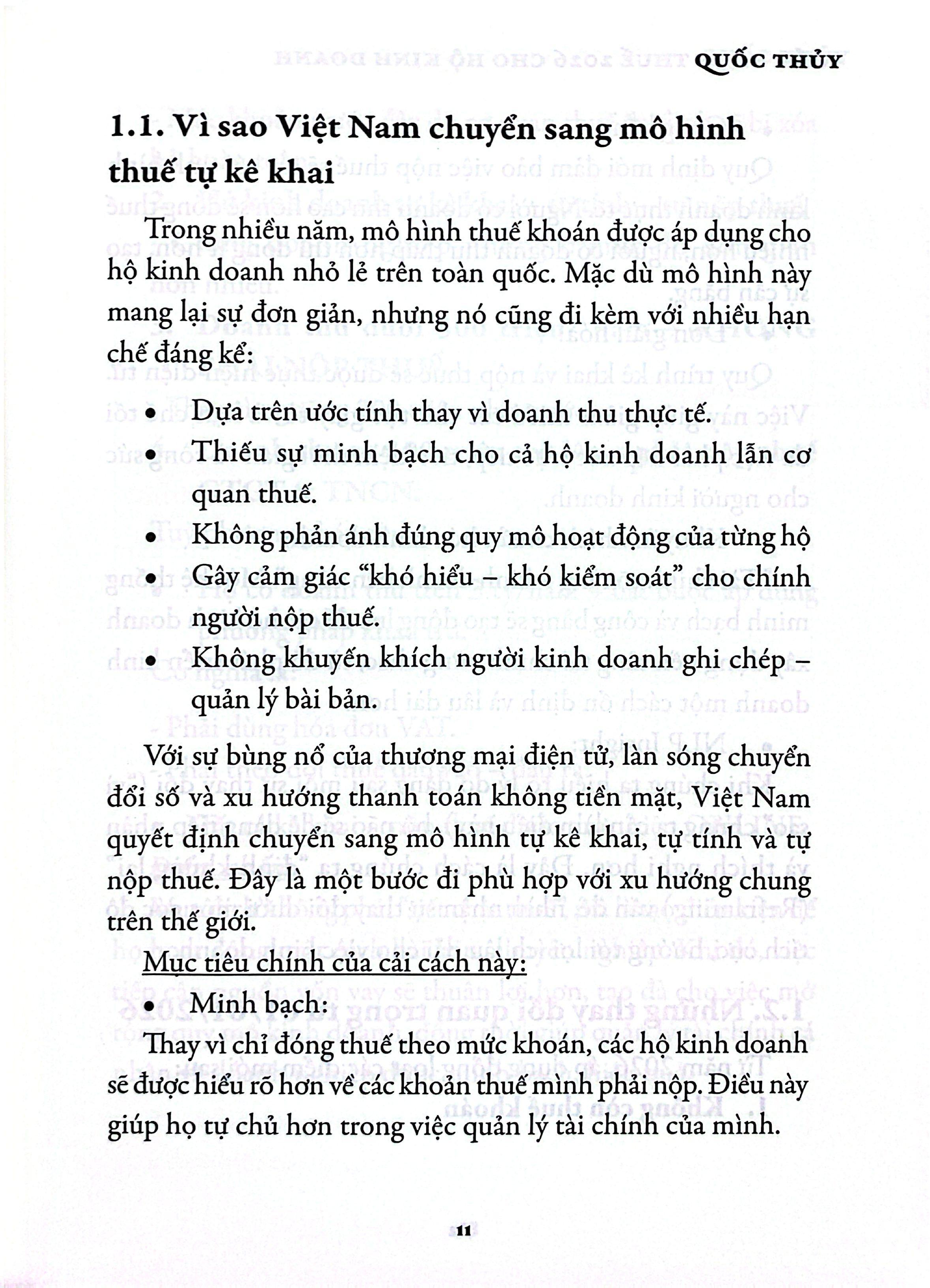 Sách - Hướng Dẫn Thuế Hộ Kinh Doanh 2026 - Từ A - Z Theo Mô Hình Thuế Mới