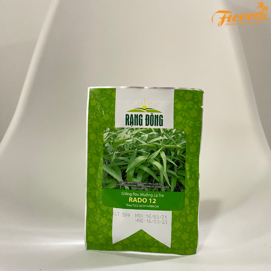 HẠT GIỐNG RAU MUỐNG LÁ TRE RADO 12
