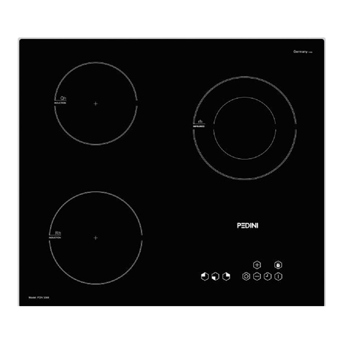 Bếp từ kết hợp hồng ngoại ba bếp nấu PEDINI PDN 3366 - Hàng chính hãng