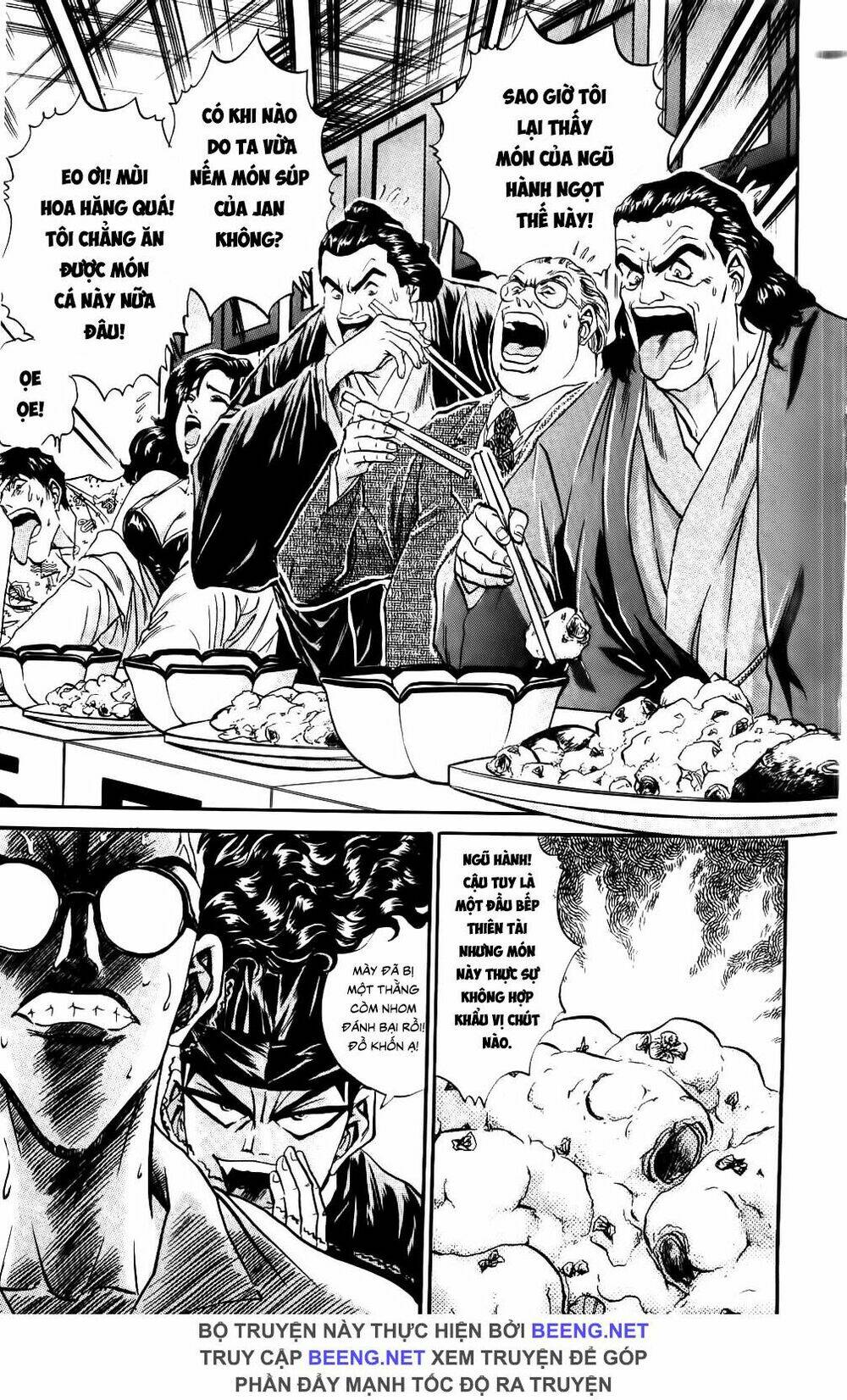 iron wok jan - đầu bếp siêu đẳng chapter 80 19