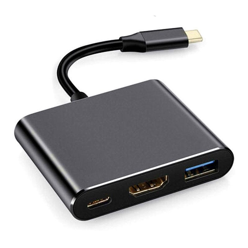 Bộ Chia 3 Cổng USB Type C HDMI 4K Hỗ Trợ Samsung Dex mode Với PD Cho MacBook Pro / Air 2021
