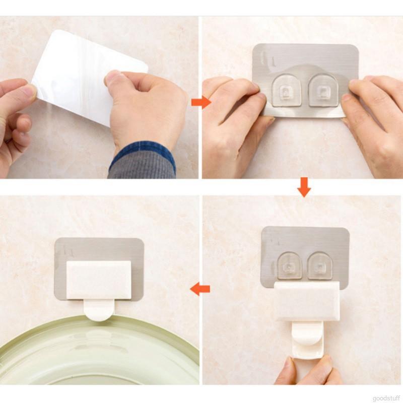 Móc treo đồ đa năng gắn tường không mối nối